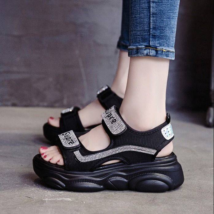 sandle perempuan outfit korean style sandle women sandle budak ...