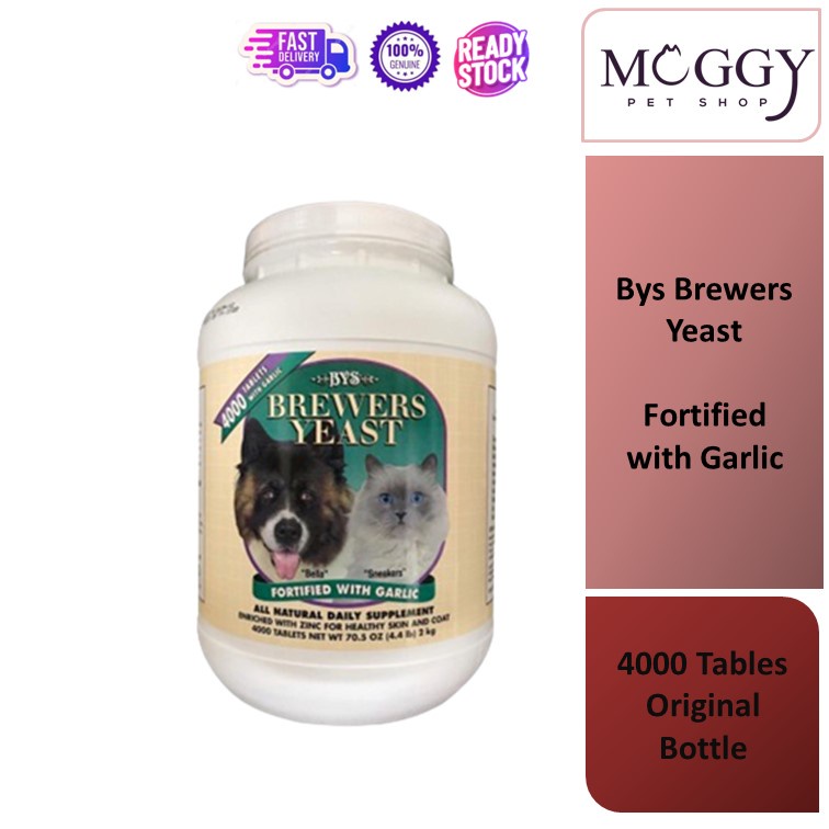 BYS Brewers Yeast vitamin Cat Dog Kitten Puppy 4000 tablets Shopee Malaysia