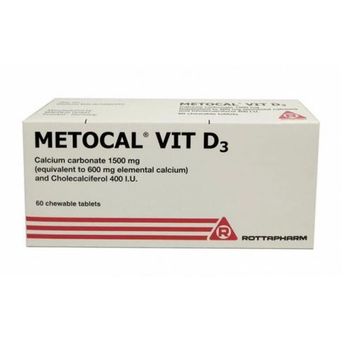METOCAL VIT D3 CHEWABLE TABLETS 60TABLETS/BOX EXP:11/20 | Shopee Malaysia