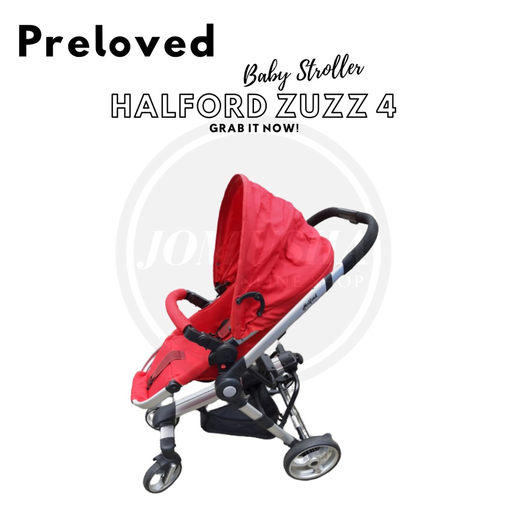 PRELOVED Halford Zuzz 4 Stroller RED KLANG VALLEY ONLY SELF PICKUP Shopee Malaysia