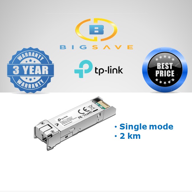 TP-LINK TL-SM321A-2 1000BASE-BX WDM Bi-DIRECTIONAL SFP MODULE (2KM ...