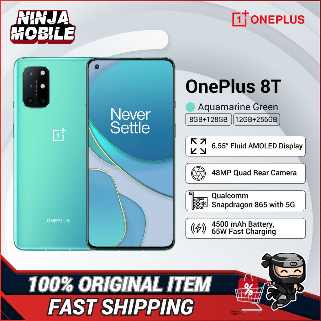 Smartphone Oneplus 8T 256GB / 12GB RAM Dual SIM Snapdragon 865