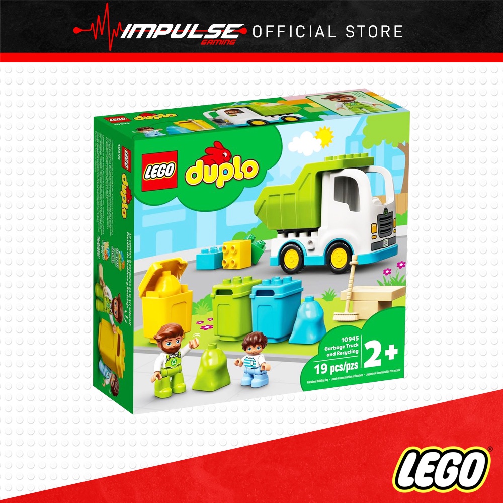LEGO 10945 Duplo - Garbage Truck and Recycling | Shopee Malaysia