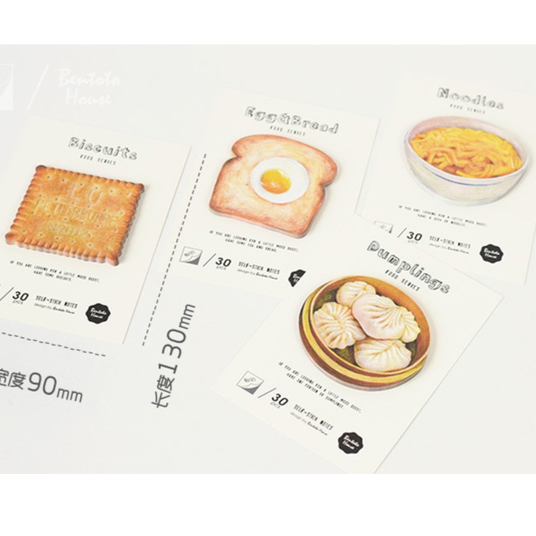 Biscuit bread mee dim sum sticky note | Shopee Malaysia