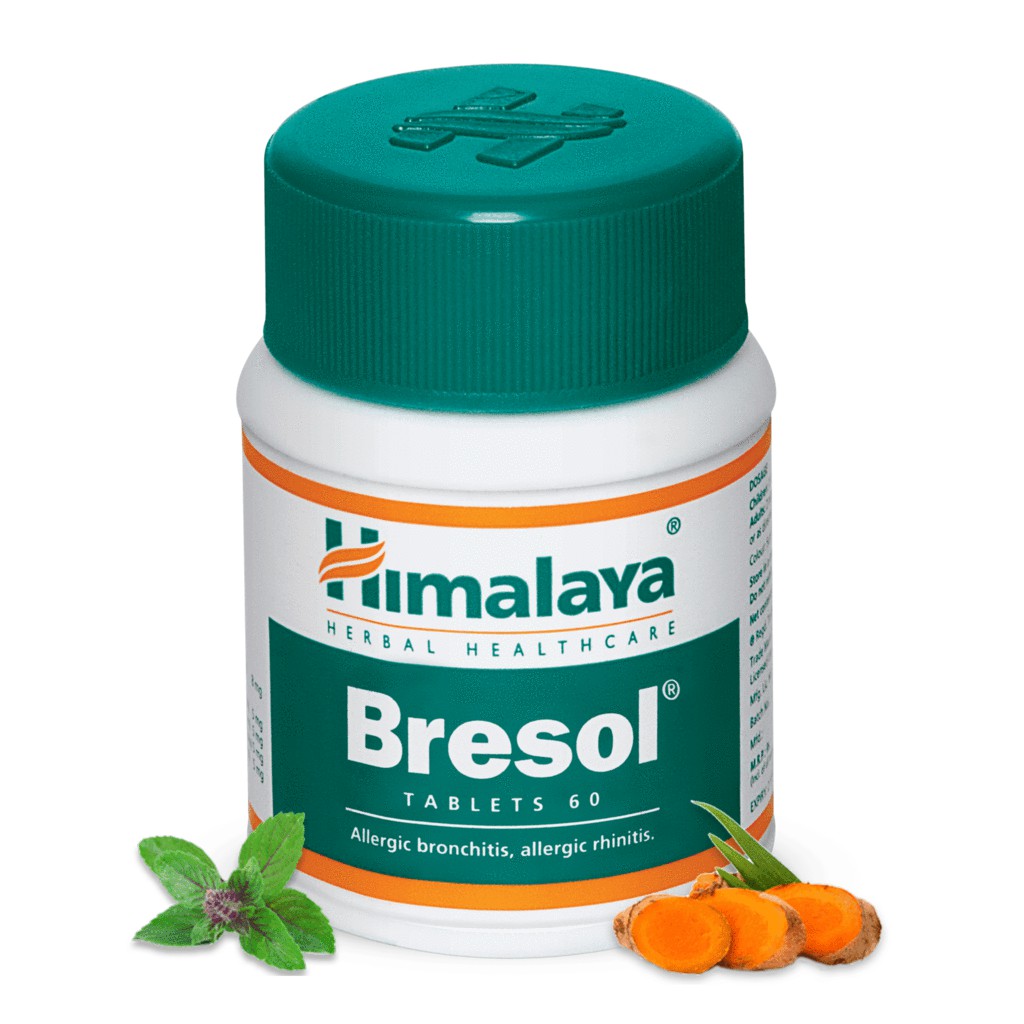 HIMALAYA Bresol Tablets 60 (Allergic bronchitis, Allergic rhinitis