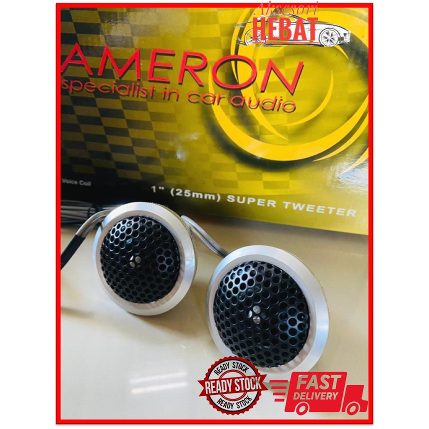 AMERON AM26C 1''(25MM) SUPER TWEETER CAR AUDIO CARS CAR ACCESSORIES