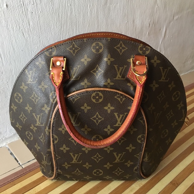 Preloved LV ellipse monogram bag leather Shopee Malaysia