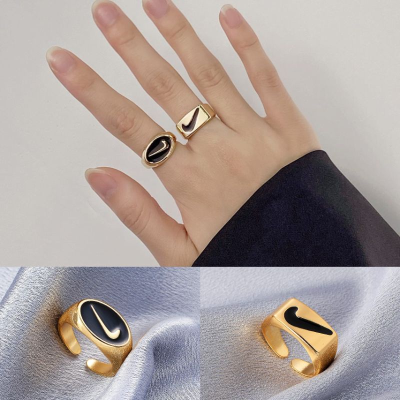 Fashion 2022 Nike Rings Adjustable Cincin Nike Shopee Malaysia