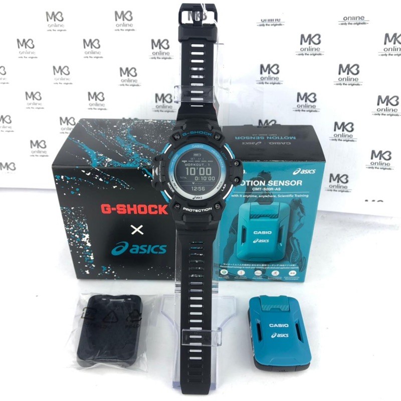 Casio G Shock X ASIC GSR H1000AS SET INCLUDE GSR H1000AS 1 running watch Casio CMT S20R AS motion sensor