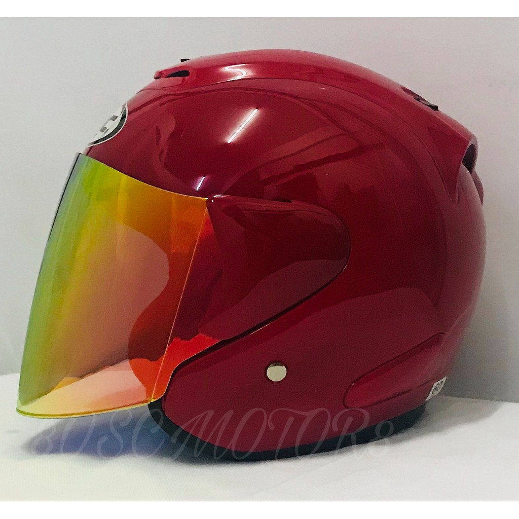 HELMET ARC RITZ RED + VISOR Shopee Malaysia