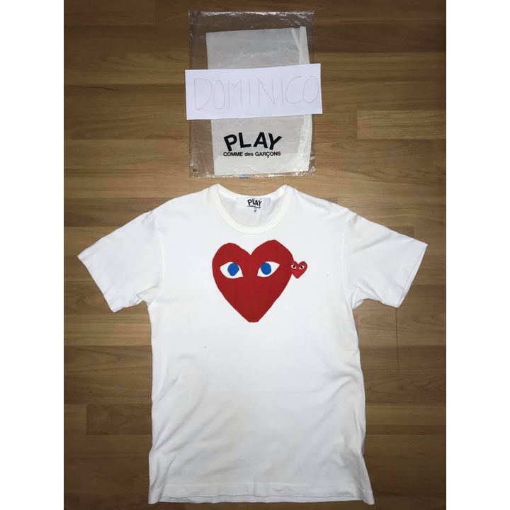 Cdg red outlet shirt