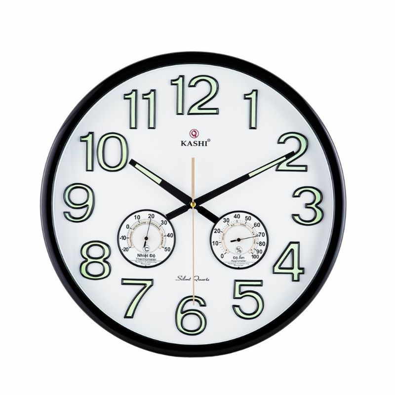 Kashi wall clock with super quiet floating hands combined with a very ...