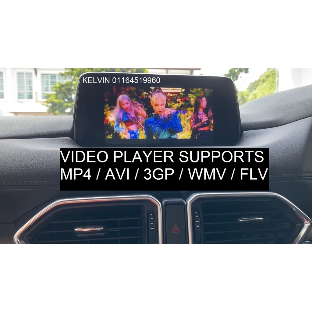 Mazda CX8 and CX5 Video Player, Speedometer, touchscreen while