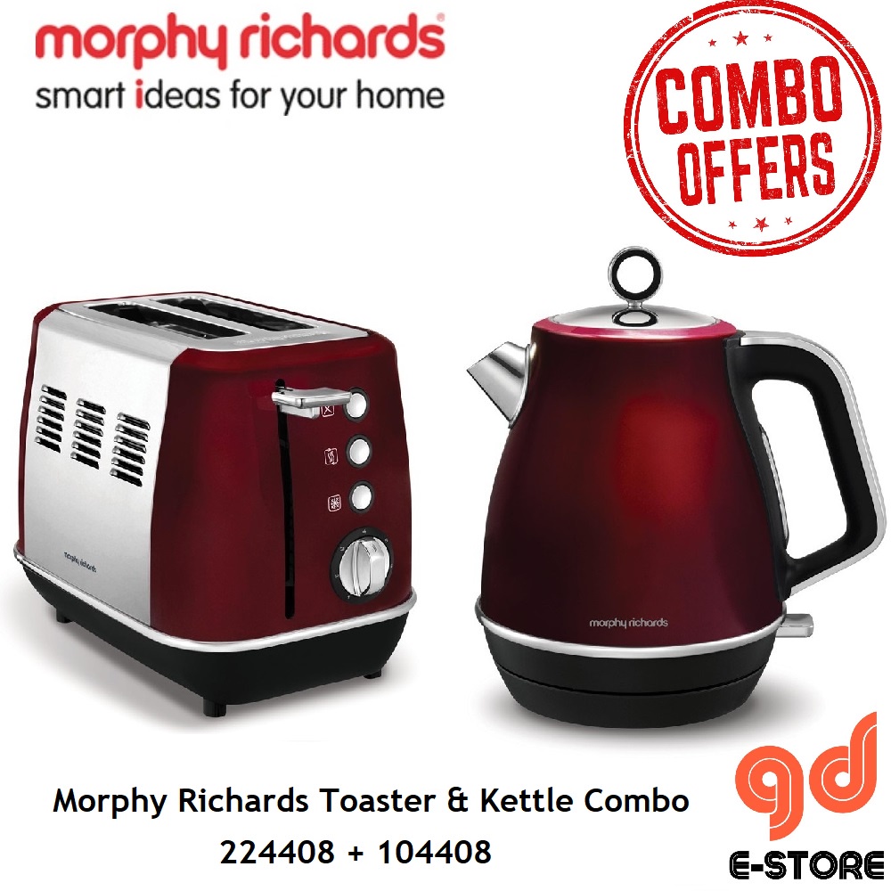 Morphy Richards Evoke Toaster & Kettle Combo 104408 + 224408 Shopee