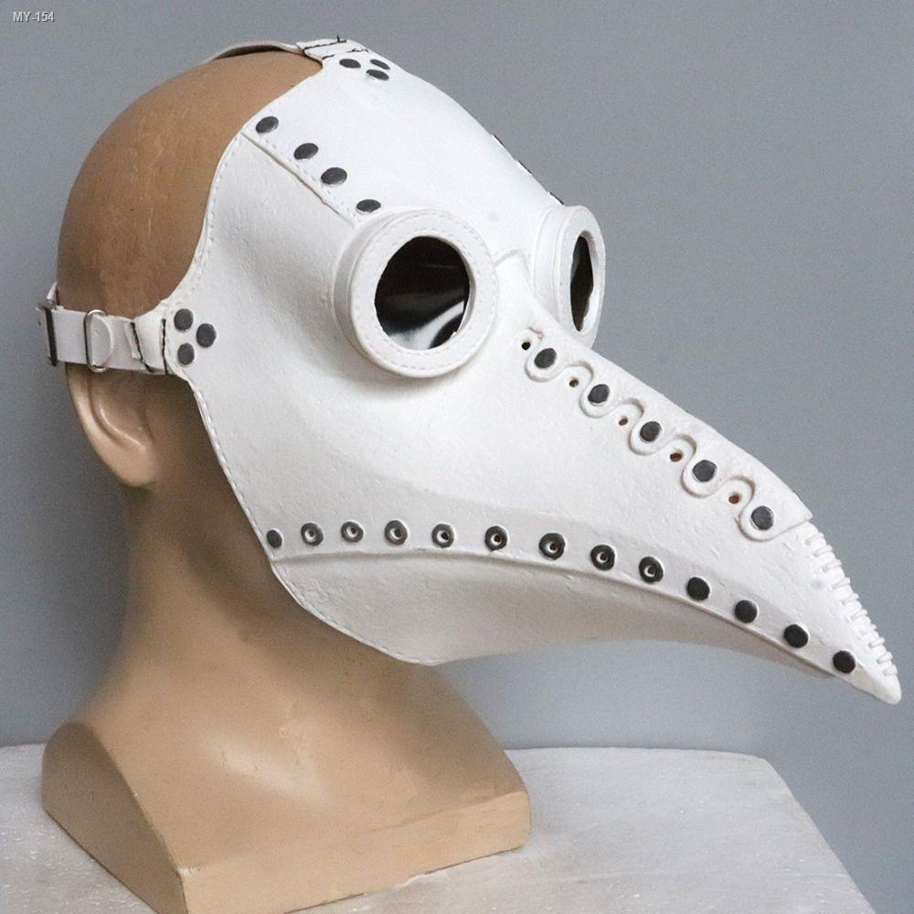 Halloween Cos Suit Steampunk Medieval Plague Doctor Beak Mask Scp049