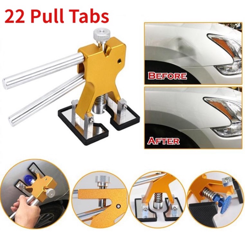 Auto Paintless Dent Repair Tools with 22 Pull Dent Repair Kit ...