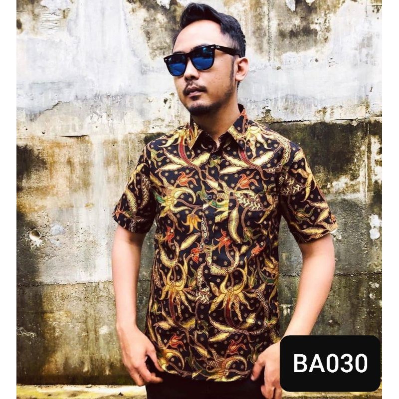 Baju Batik Slim Fit Lelaki Batik Modern Jawa Shopee Malaysia 5884