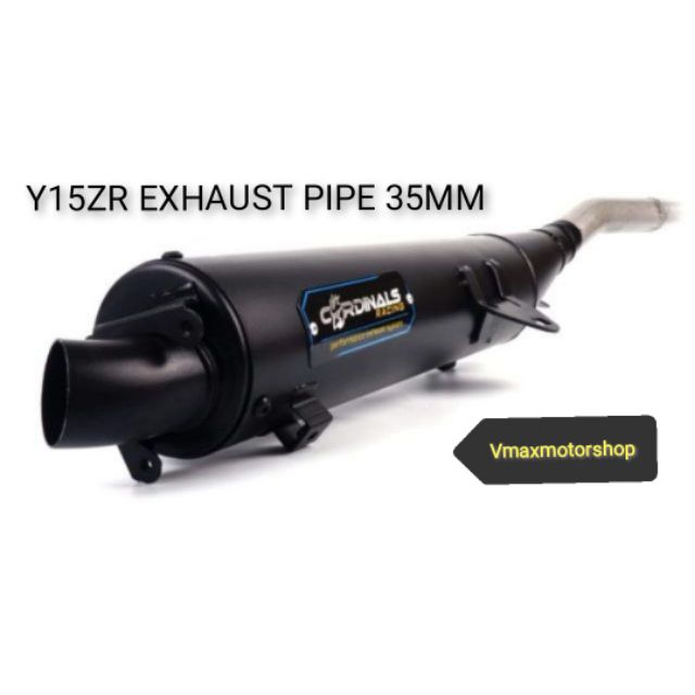 Y15 CARDINALS RACING EXHAUST PIPE 35MM STANDARD CUTTING | Shopee Malaysia