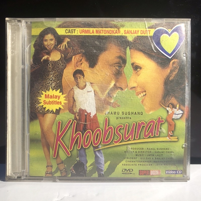 VCD Hindustan Movie Khoobsurat Malay Sub