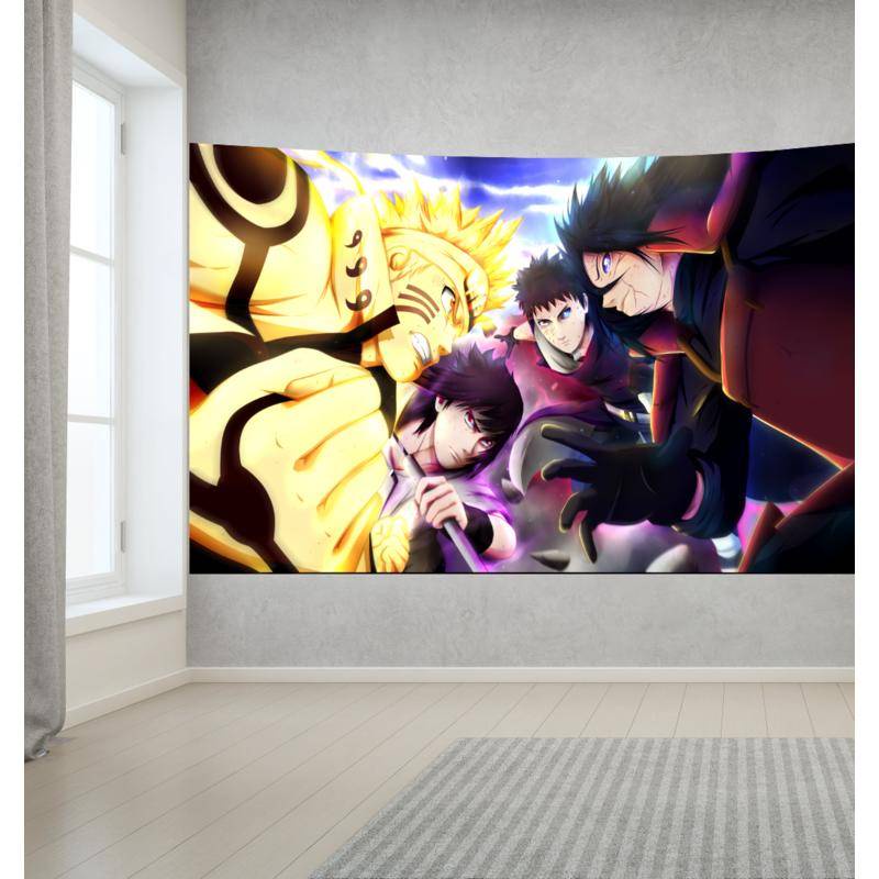 Naruto and sasuke tapestry hotsell