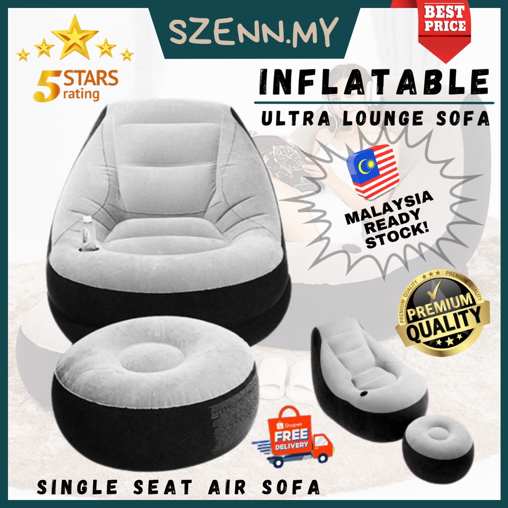 🔥IN STOCK🔥Inflatable Ultra Premium Lounge Sofa Single Seat Air Sofa