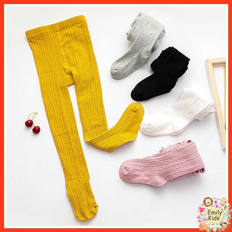 Ready Stock Kids Socks Children Stretchy Leggings Princess Girl Dance