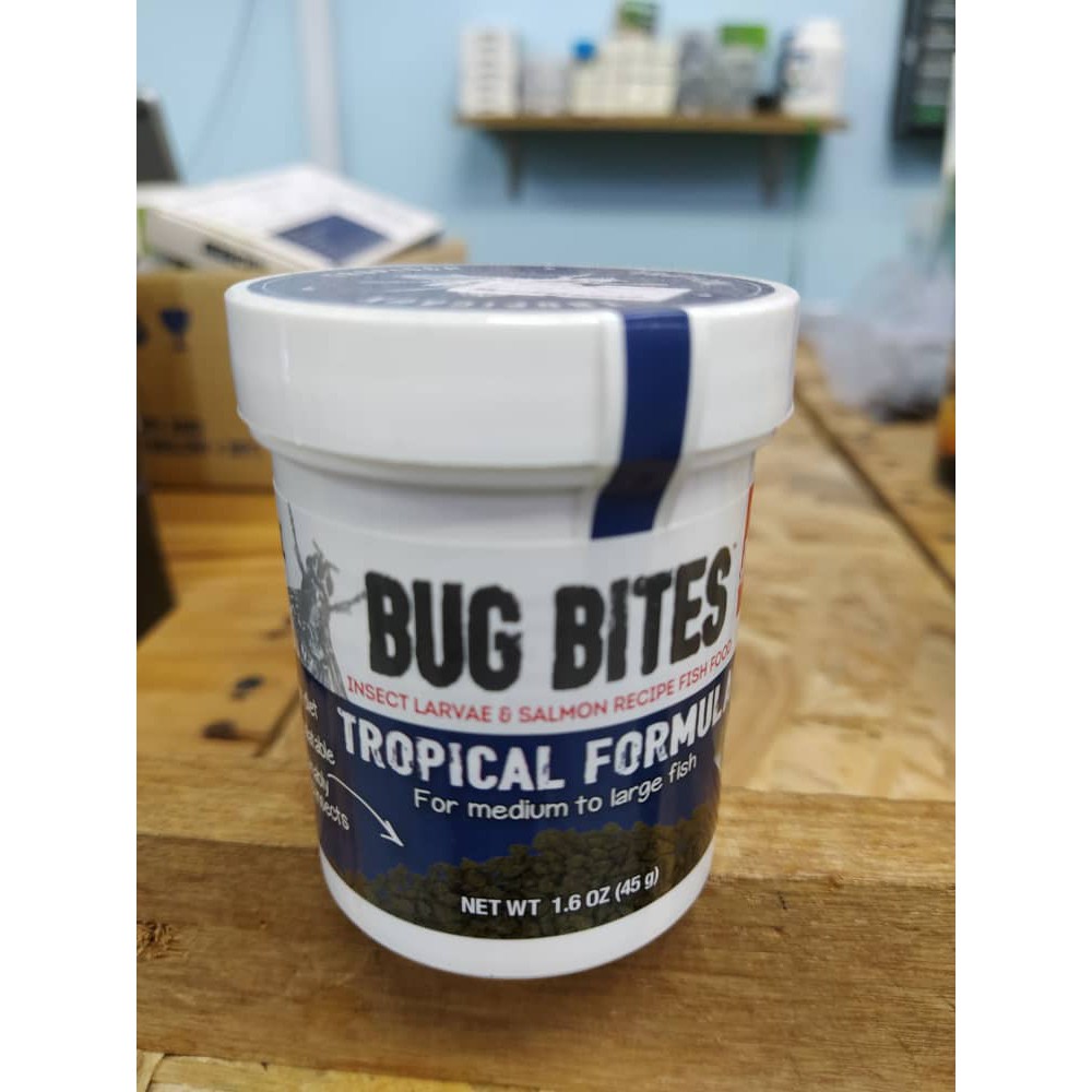 Bug Bites Insect Larvae Tropical Formula Fish Pellet | Shopee Malaysia