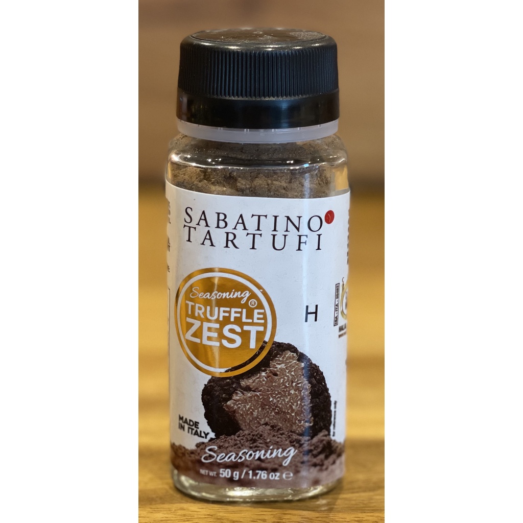 Sabatino Tartufi Black Truffle Zest Seasoning, Perasa Truffle Hitam