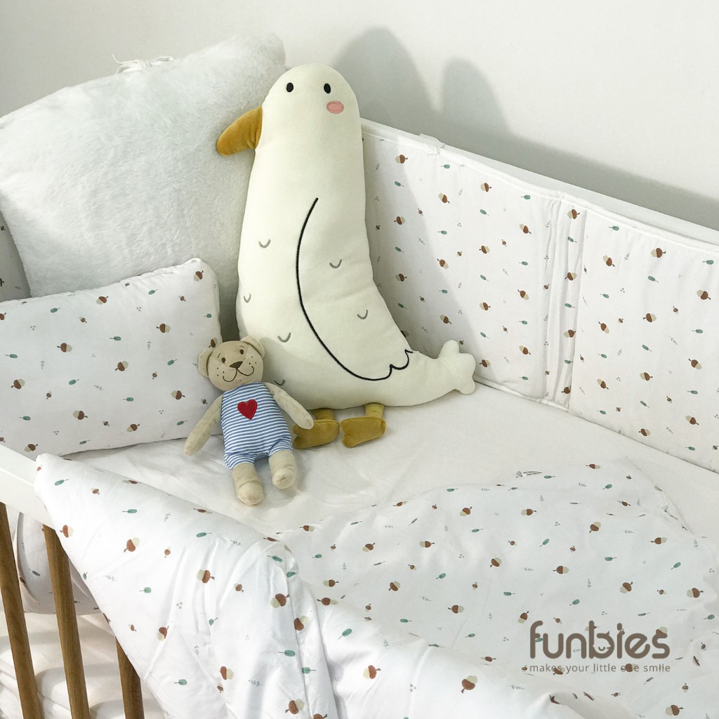 Funbies Viggo 3in1 Baby Cot Set (White) Shopee Malaysia