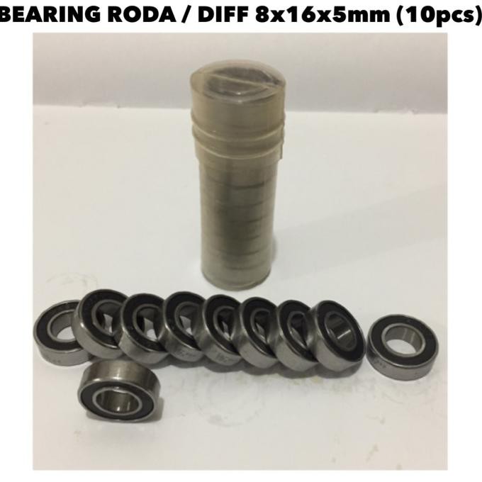8X16X5Mm Diff Bearing Wheel Bearings (10Pcs) Shopee Malaysia