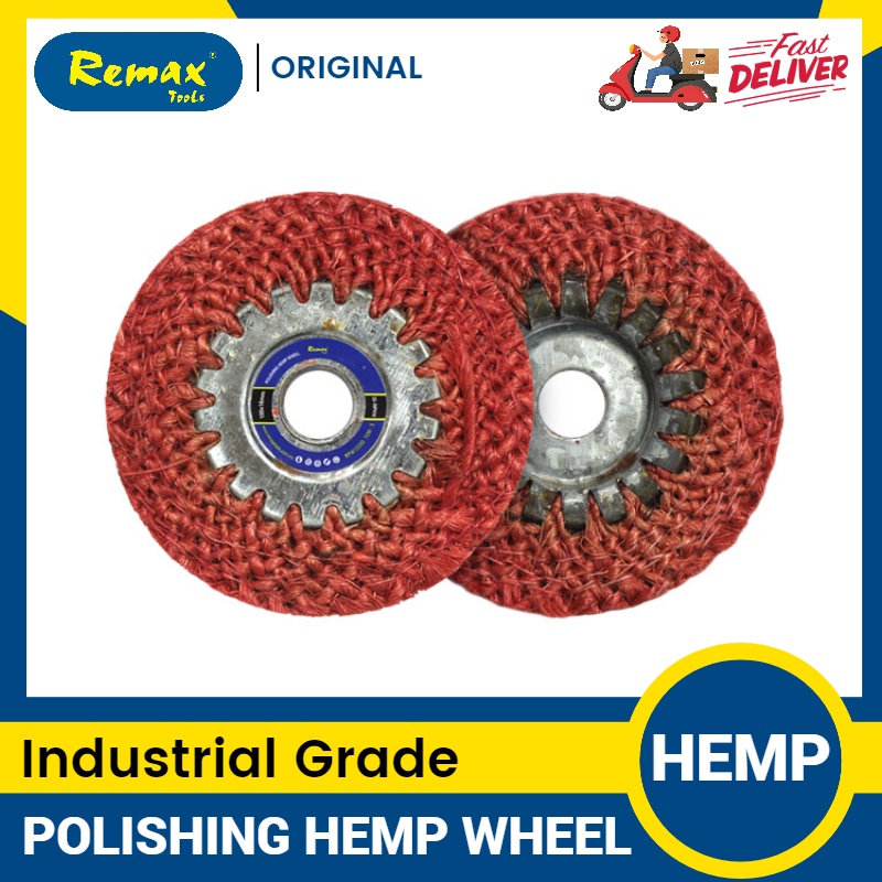 Remax Red Rope Buffing Wheel For Stainless Steel Metal Coarse Grinding ...