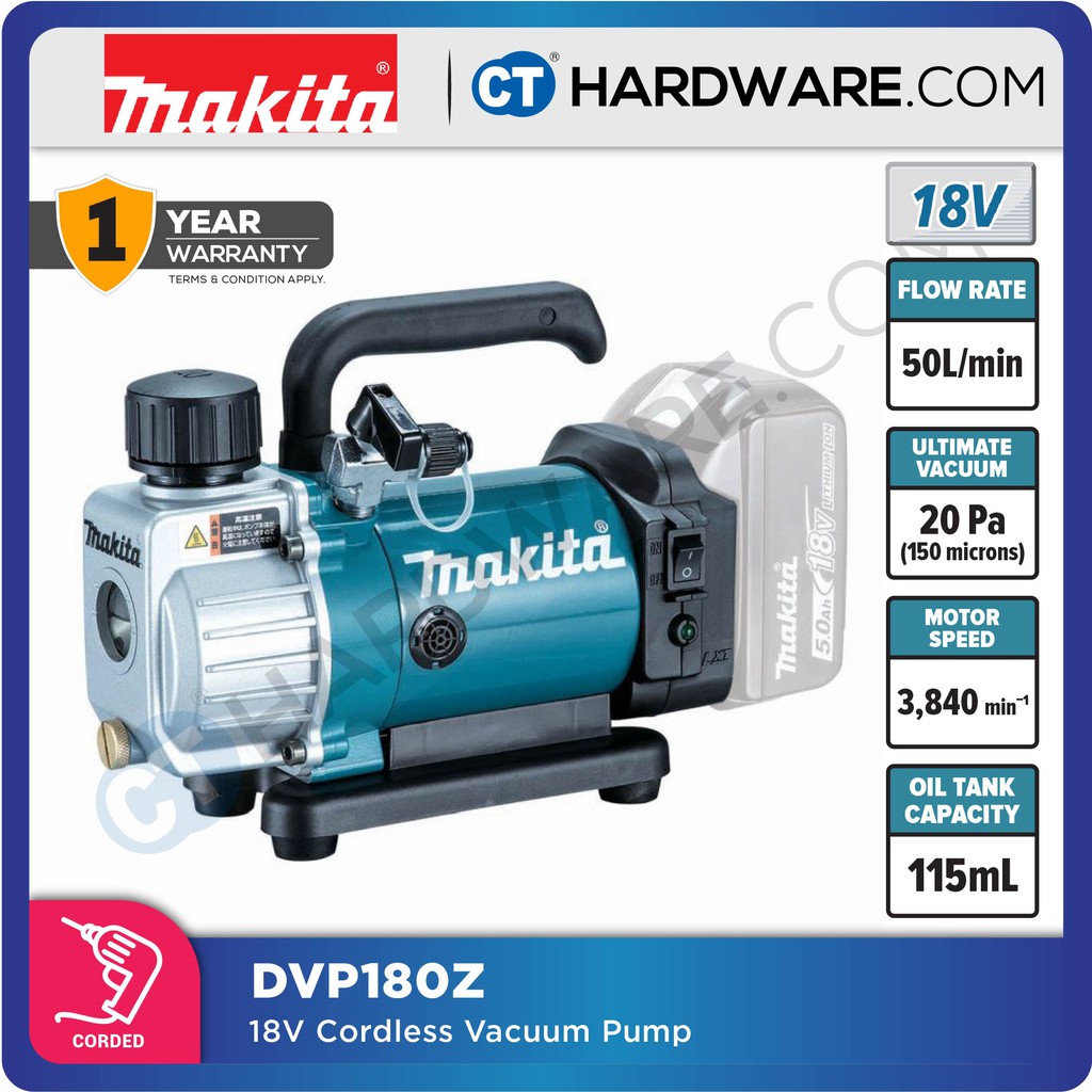 Makita cordless best sale vacuum pump