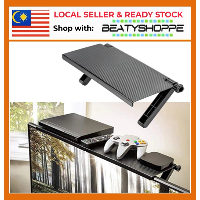 Adjustable Screen Top Shelf Screen Caddy Holder Screen Rack Foldable ...