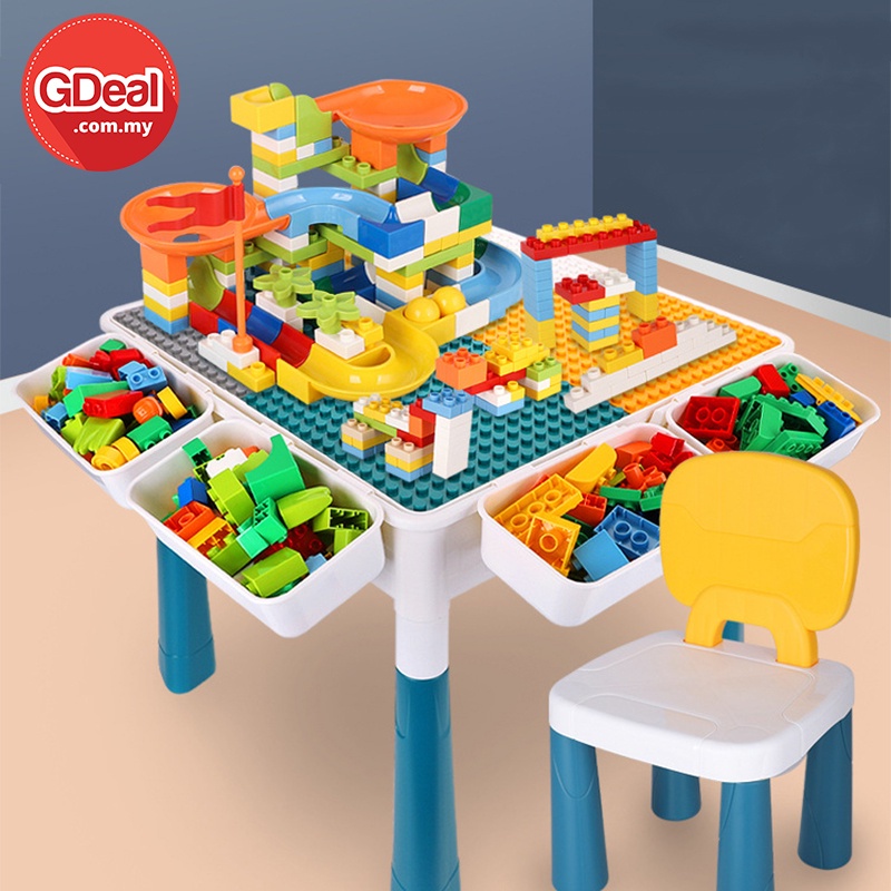GDeal Multifunctional Kids Building Block Table Toy Educational ...