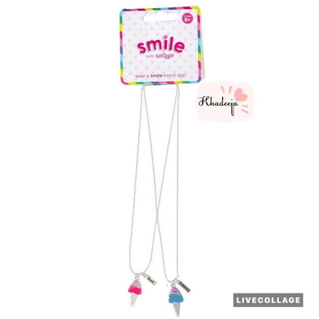 Smiggle bff deals necklace