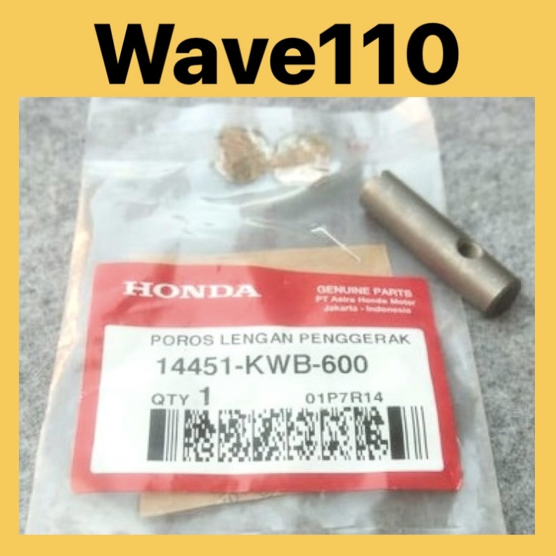 WAVE110 WAVE 110 ROCKER ARM SHAFT PIN 100% ORIGINAL HONDA 14451-KWB-600 ...