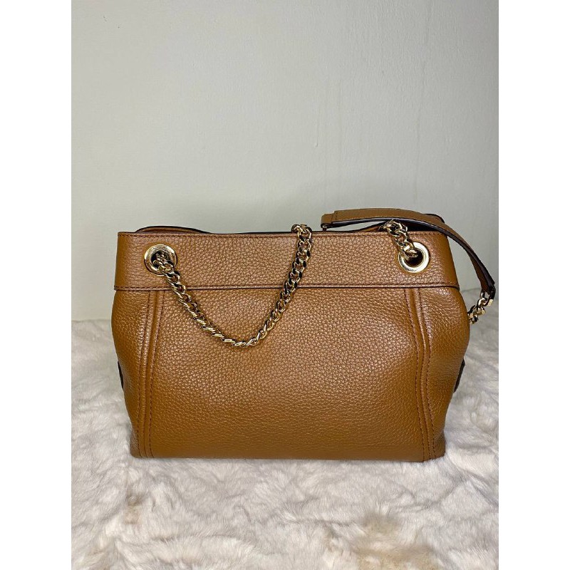 Michael Kors Jet Set Item Medium Chain Messenger in Signature Brown/Acorn  *Original* Handbag bag, Women's Fashion, Bags & Wallets, Clutches on  Carousell