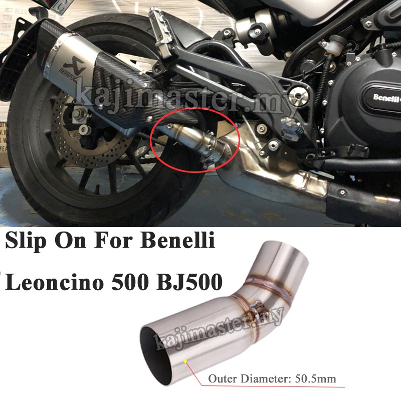 Benelli leoncino store 500 exhaust