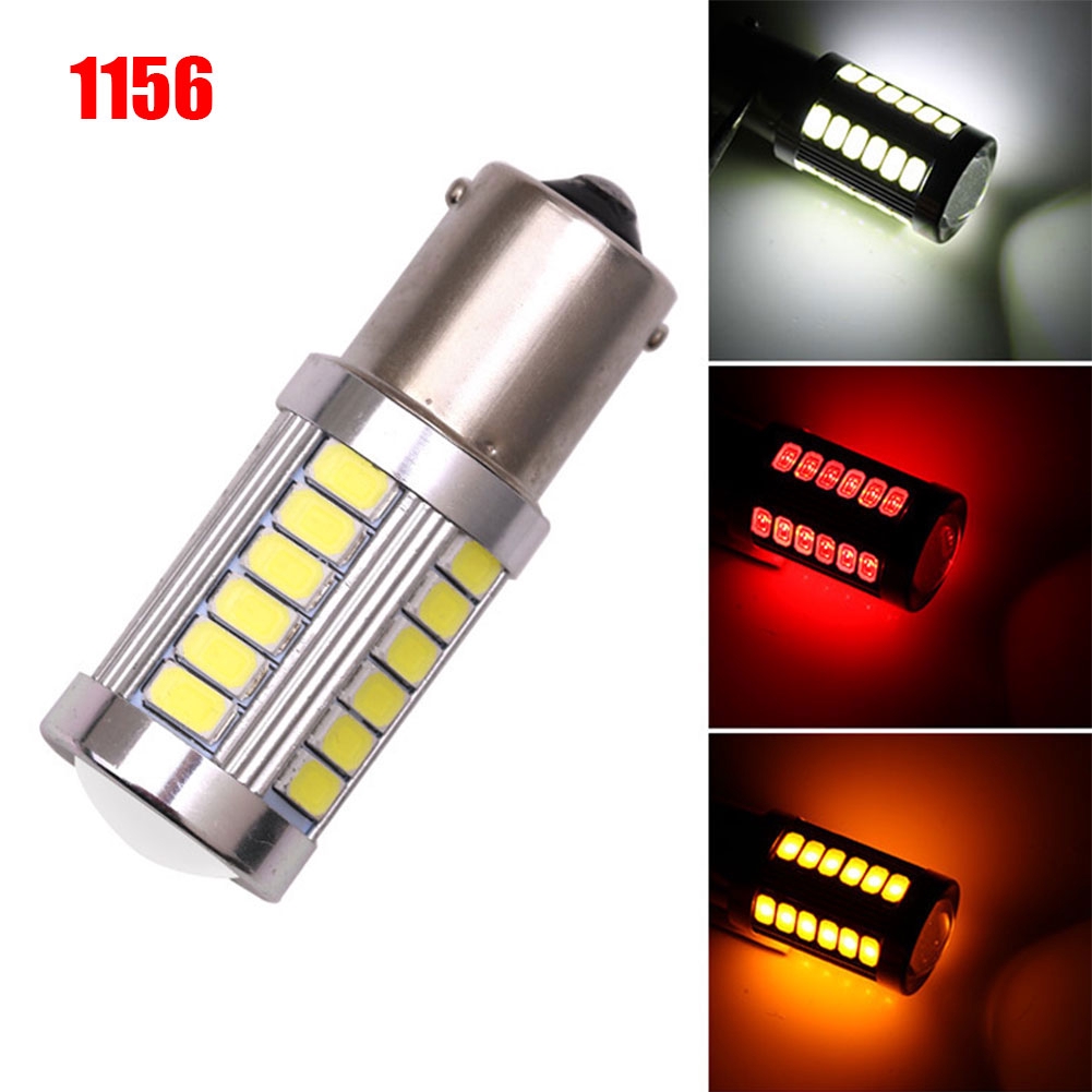 2X 1156 BA15S P21W 7506 LED Backup Reverse Lamps White 6000K Light Bulbs 12v