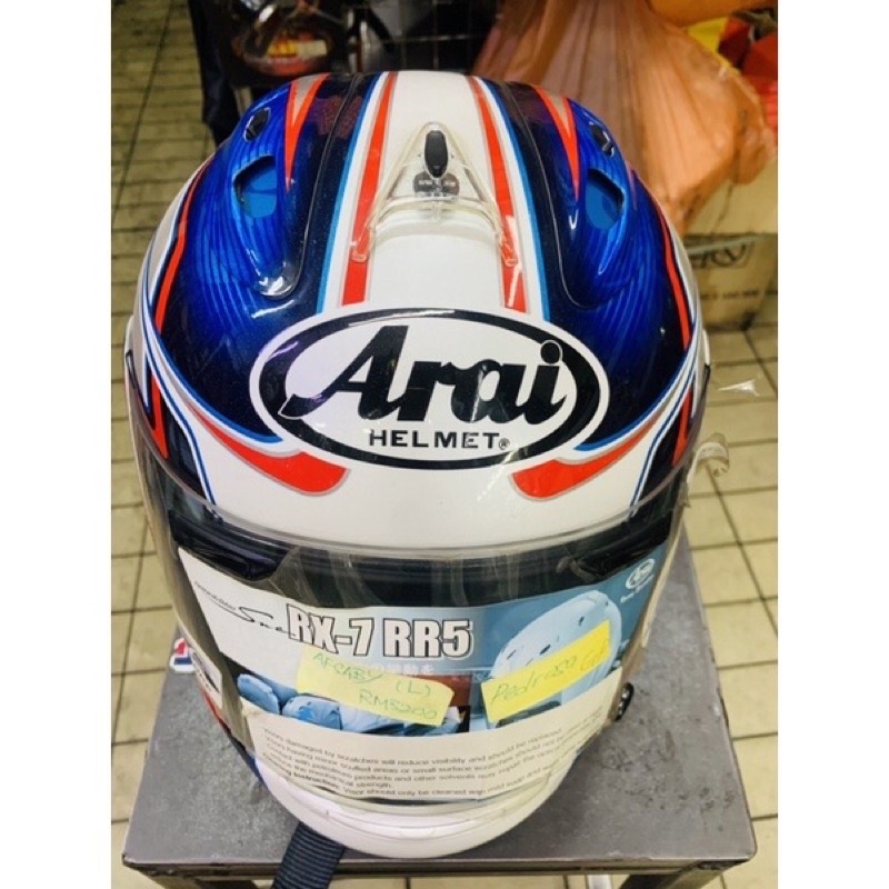 Original ARAI RX-7X RR5 Full Face Helmet *original * | Shopee Malaysia