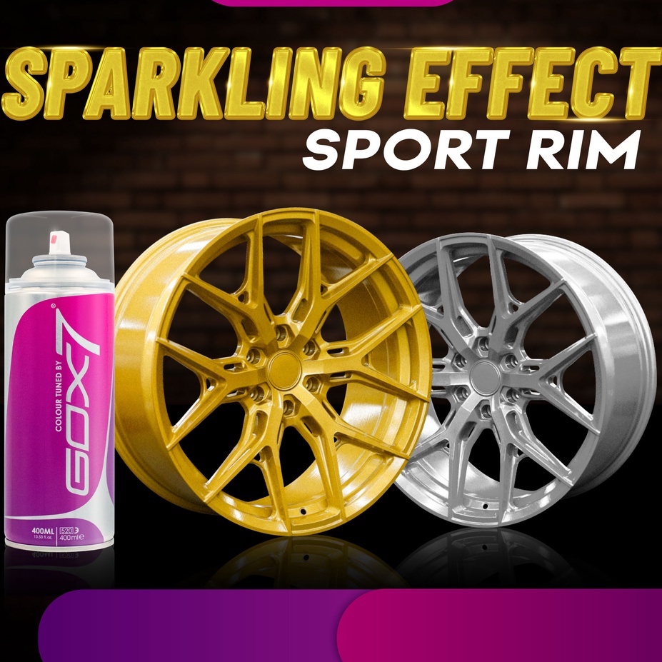 Gox7-ADVAN SPARKLING GOLD |Metallic Sparkling Effect| Cat Motor Sport ...
