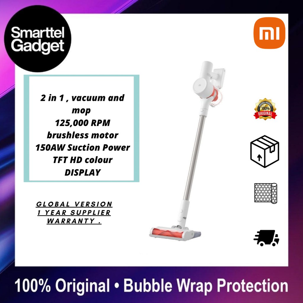 Xiaomi Vacuum Cleaner G10, 2 in 1 Vacuum and Mop, 150 AW suction power ...