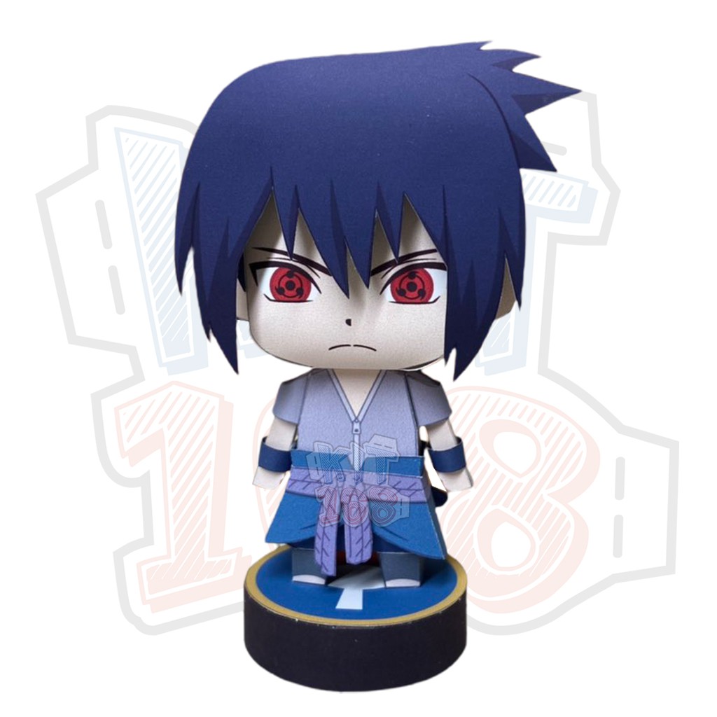 Anime Paper Model Chibi Sasuke ver 2 - Naruto | Shopee Malaysia