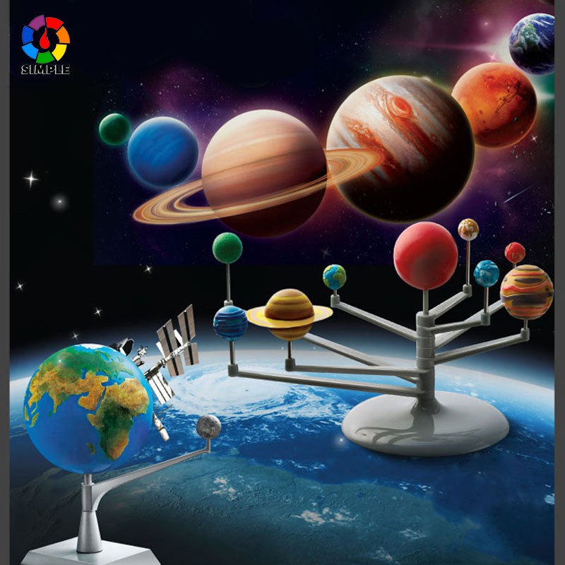 DIY The Solar System Nine planets Planetarium Model Kit Science ...