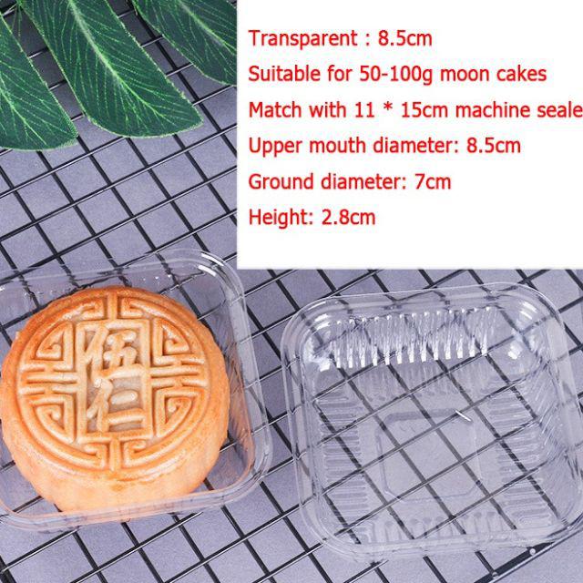 Readystock Msia Golden Transparent Moon Cake Tray Mooncake Box ...