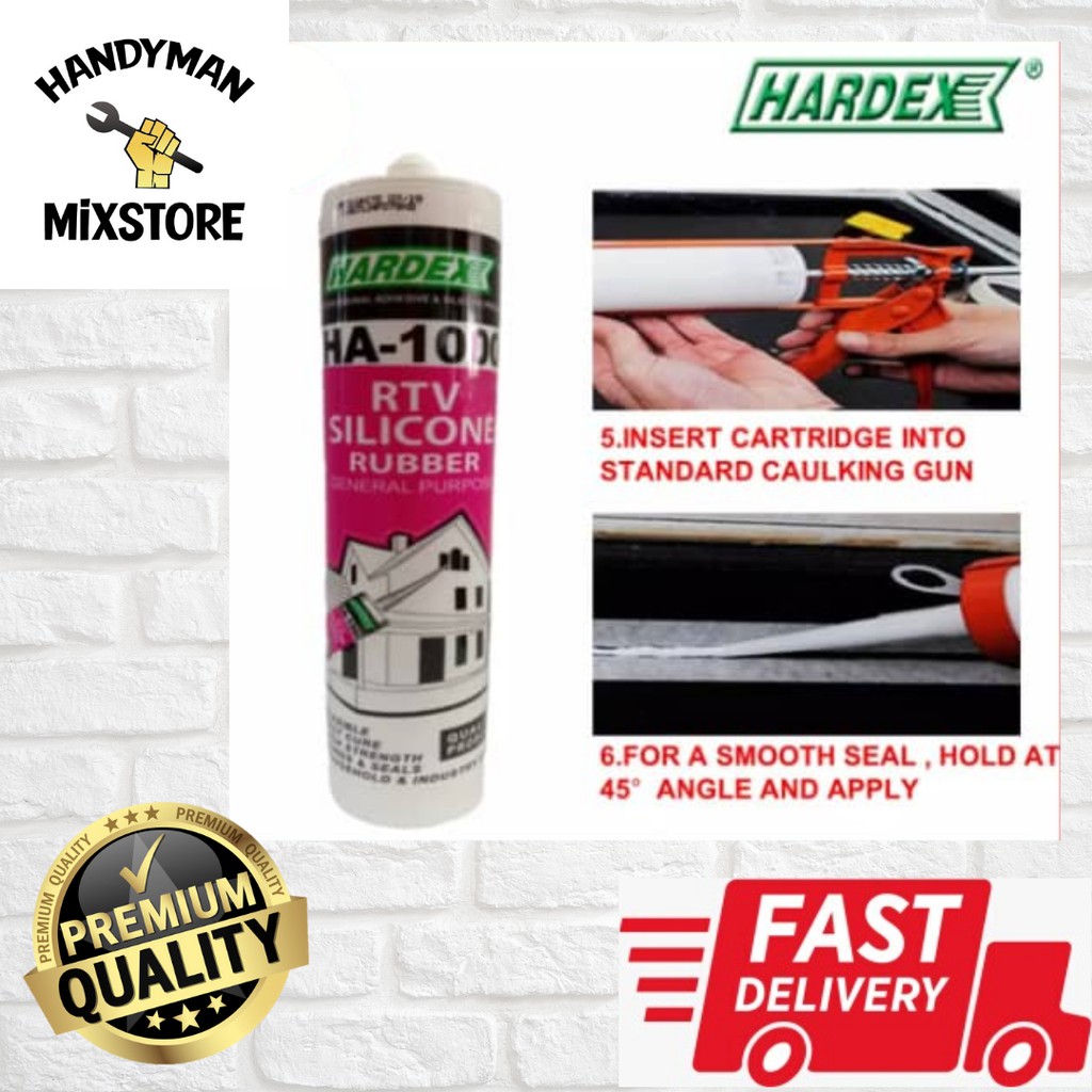 HARDEX HA1000 RTV Silicone Rubber General Purpose (Available Color ...