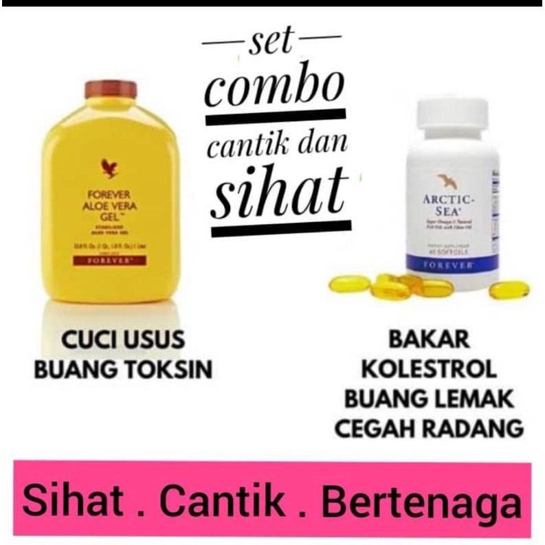forever living aloe vera gel and arctic sea set | Shopee Malaysia