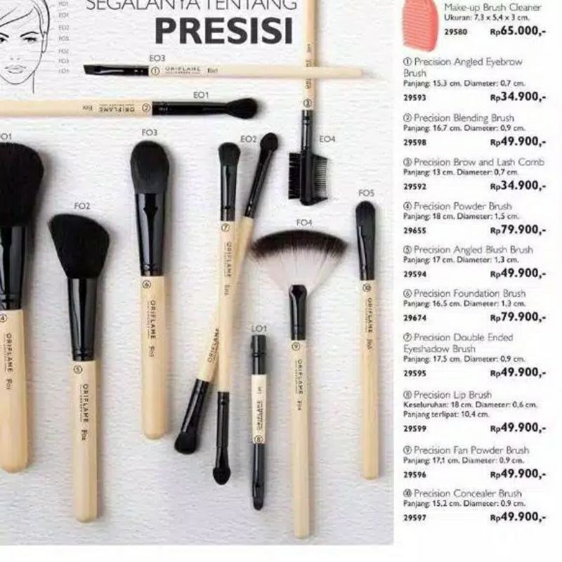 Original Oriflame precision brush/Oriflame/Oriflame/Oriflame Original Shopee Malaysia