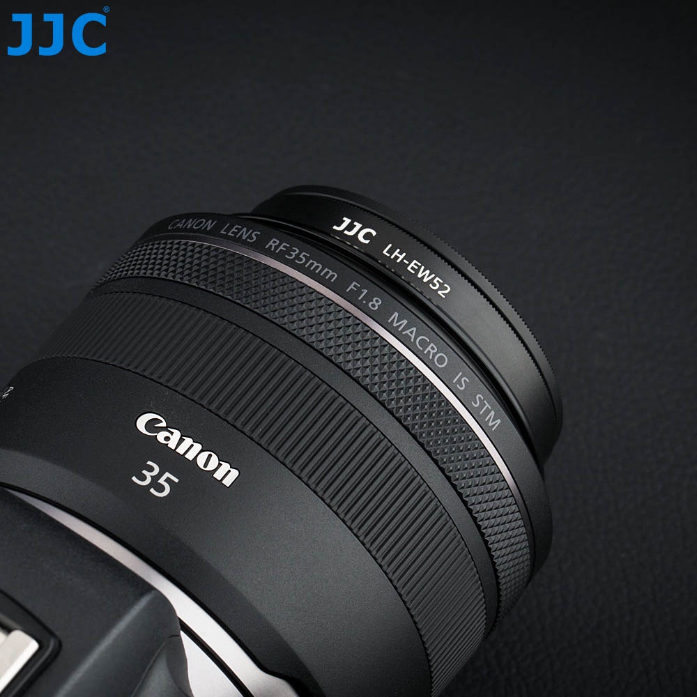 JJC LHEW52 Aluminium Camera Lens Hood Replace EW52 for Canon RF 35mm