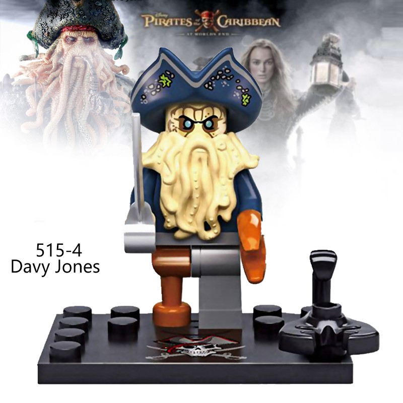 Davy jones hot sale lego minifigure